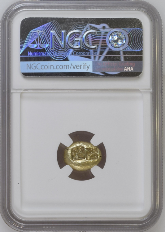 NGC AU 3/5 4/5 古代ギリシャ リディア王国 1/3スターテル エレクトラム 610-545 BC