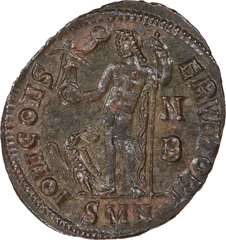 NGC MS 5/5 5/5 古代ローマ帝国 コンスタンティヌス1世 リデュースド・ヌムス 青銅貨 307-337 AD