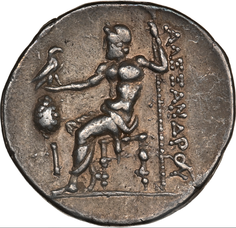 NGC XF 5/5 5/5 古代ギリシャ パンピュリア ペルゲ テトラドラクマ 銀貨 紀元前221-188年頃