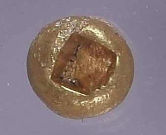 NGC Ch XF 4/5 4/5 古代ギリシャ イオニア 不明ミント ヘミヘクテ金貨(1/12スターテル) c.650–600 BC