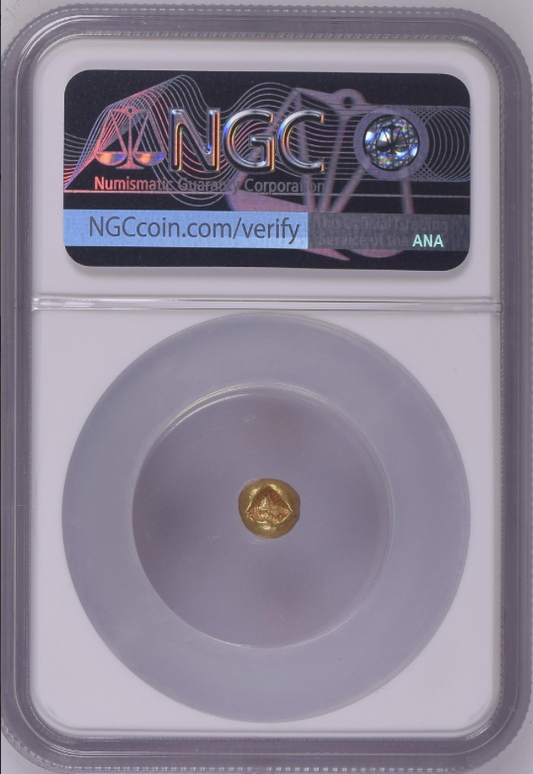 NGC XF 4/5 4/5 古代ギリシャ イオニア 不明ミント ヘミヘクテ金貨(1/12スターテル) c.650–600 BC
