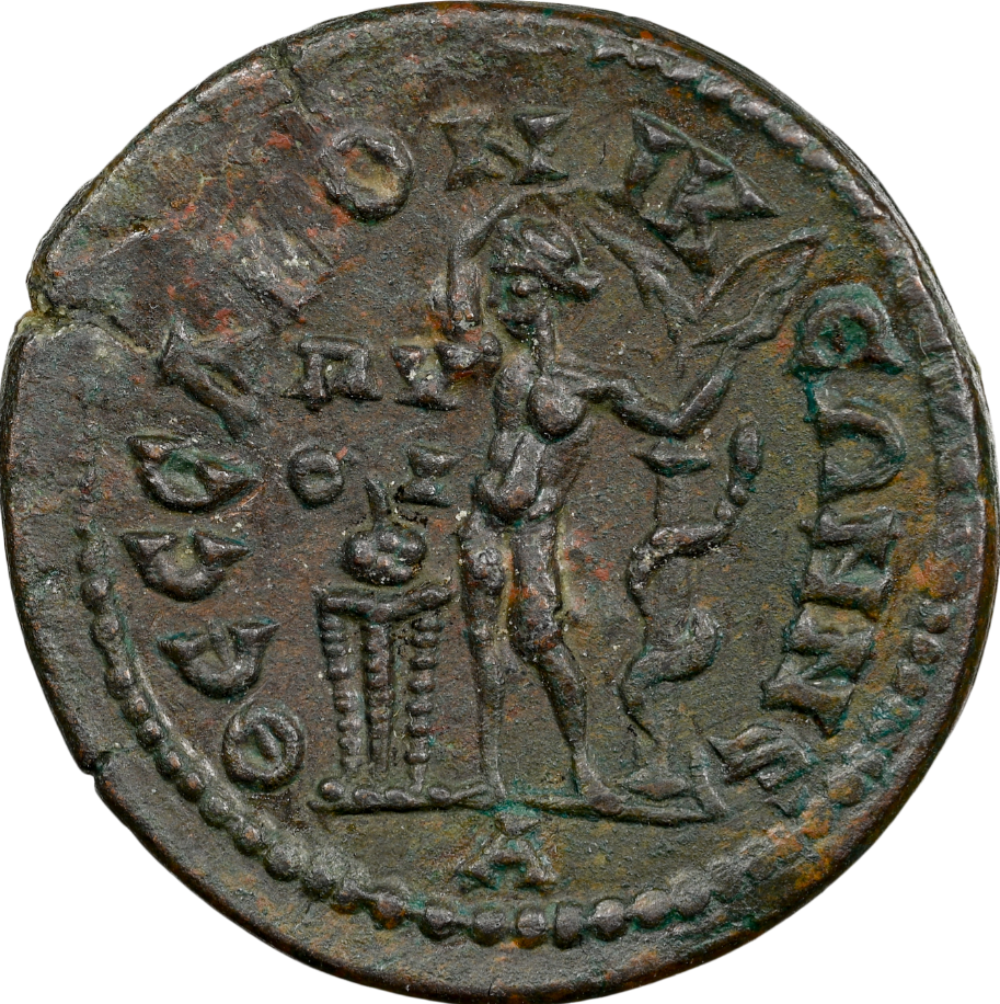 NGC AU 5/5 5/5 古代ローマ帝国 マケドニア テッサロニカ AE25 フィリップス1世 AD244–249