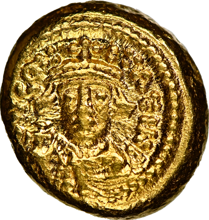 NGC AU 5/5 5/5 ビザンツ帝国 コンスタンス2世 ソリダス 金貨 641-668 AD