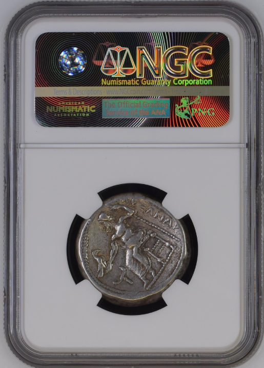 NGC Ch VF ★ 5/5 5/5 古代ケルト ドナウ・ケルト テトラドラクマ 銀貨 紀元前3世紀 アレクサンドロス3世