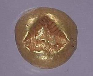 NGC XF 4/5 4/5 古代ギリシャ イオニア 不明ミント ヘミヘクテ金貨（1/12スターテル） c.650–600 BC