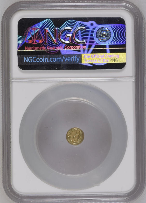 NGC Ch VF 3/5 4/5 古代ギリシャ イオニア ミレトス ヘミヘクテ金貨（1/12スターテル） c.600–550 BC