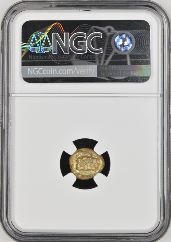 NGC Ch XF 5/5 4/5 リディア王国 トライト（1/3スターテル） エレクトラム 610–546 BC