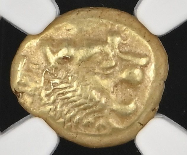 NGC Ch XF 5/5 4/5 リディア王国 トライト（1/3スターテル） エレクトラム 610–546 BC