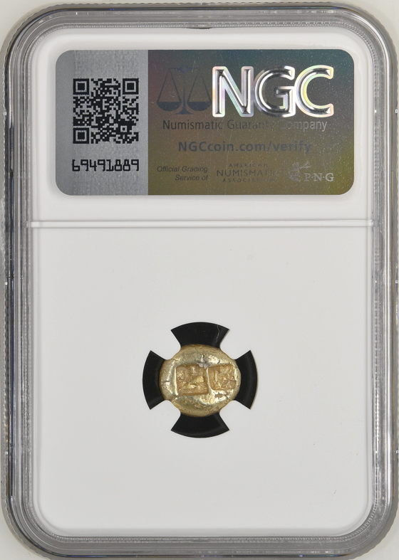 NGC XF 5/5 3/5 リディア王国 トライト（1/3スターテル） エレクトラム 610–546 BC