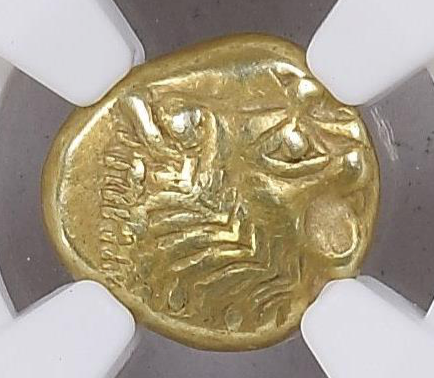 NGC XF 4/5 4/5 リディア王国 トライト（1/3スターテル） エレクトラム 610–546 BC
