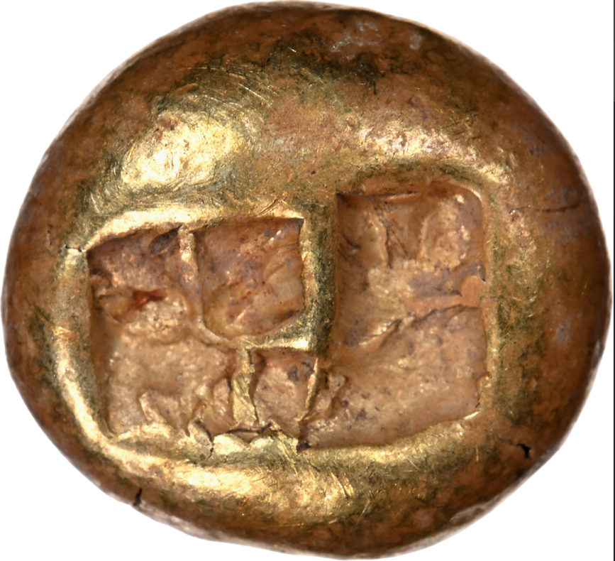NGC VG 4/5 4/5 リディア王国 トライト（1/3スターテル） エレクトラム 610–546 BC