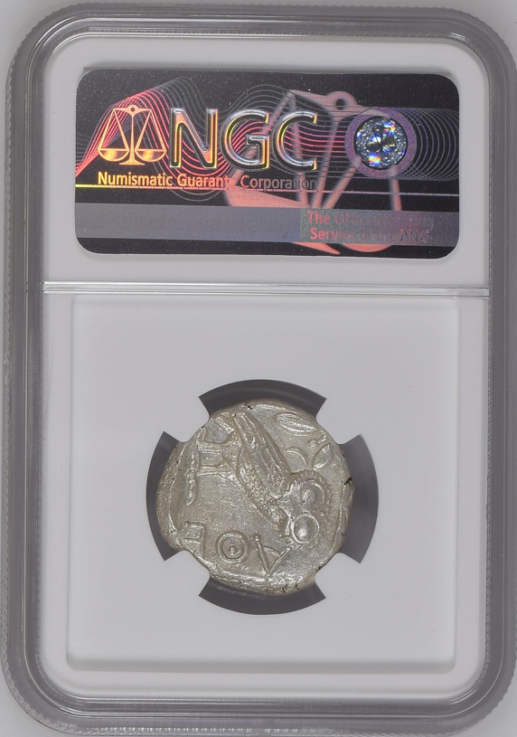 NGC Ch AU 5/5 5/5 古代ギリシャ アッティカ アテナ テトラドラクマ 銀貨 440–404 BC