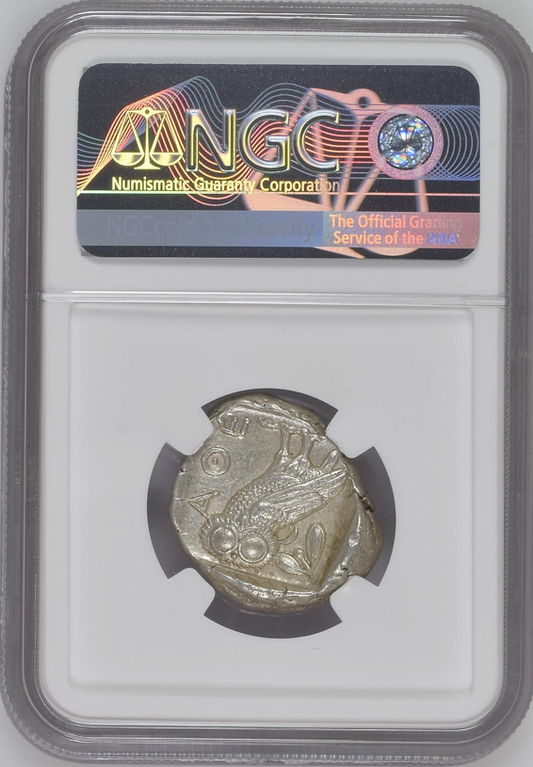 NGC Ch AU 5/5 5/5 古代ギリシャ アッティカ アテナ テトラドラクマ 銀貨 440–404 BC